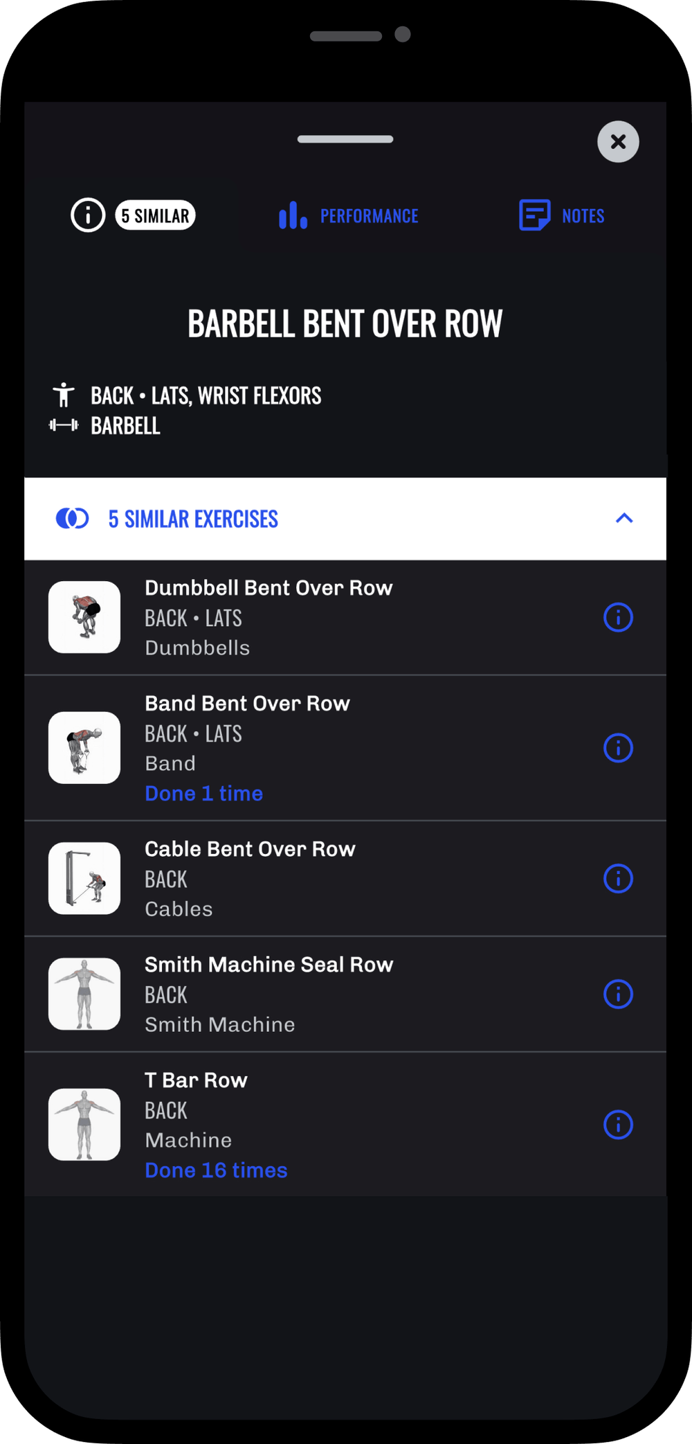 Exercise Library Similar Exercises